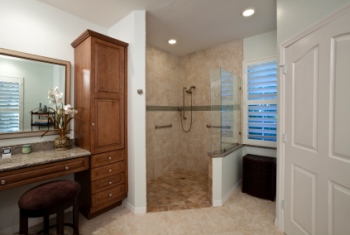 Remodeled bathroom by CKR Home Corporation