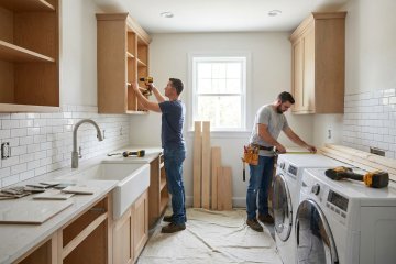 Laundry Room Remodeling in Chino, California by CKR Home Corporation